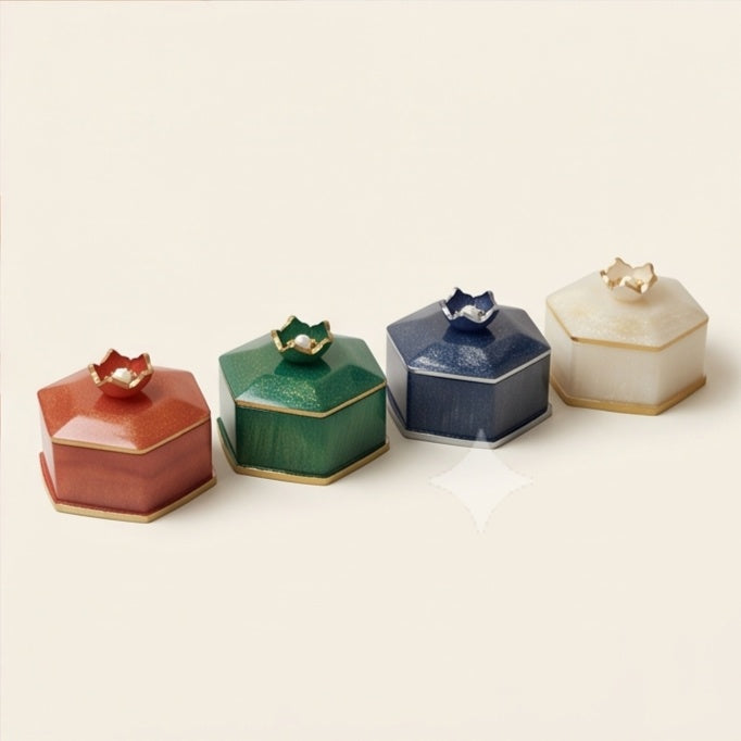 Hexagonal Resin Jewelry Box