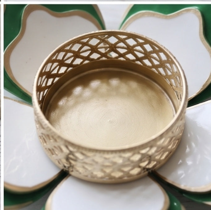 Resin Tea Light Candle Holder – Set of 4